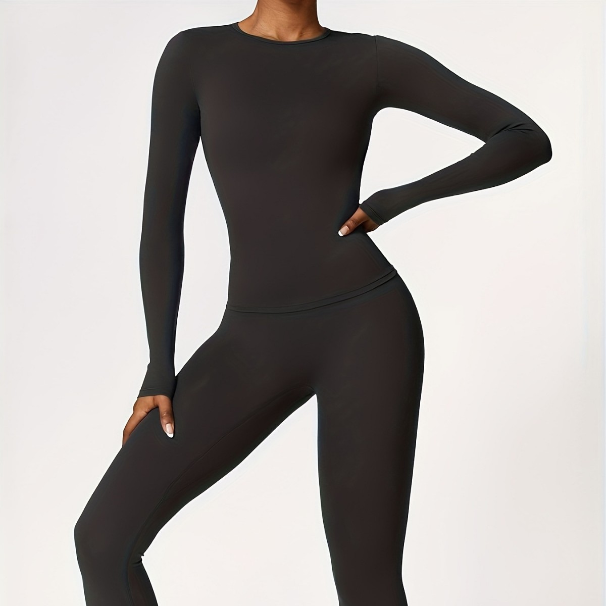 Fitness & Nutrition Lab Zapopan - Tight-fitting yoga suit slim long-sleeved outdoor