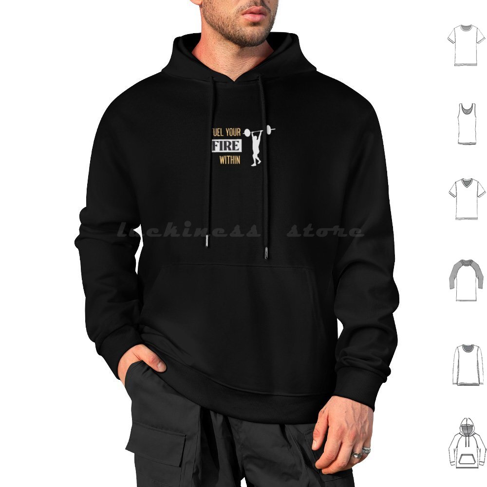 Fuel Your Fire Within Hoodie C - Fuel Fitness & Nutrition Oakbank 评论和价格