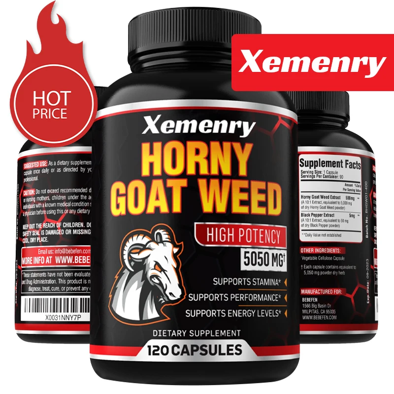 Men's Horny Goat Weed Capsules - Pre Workout Supplement 评论和价格