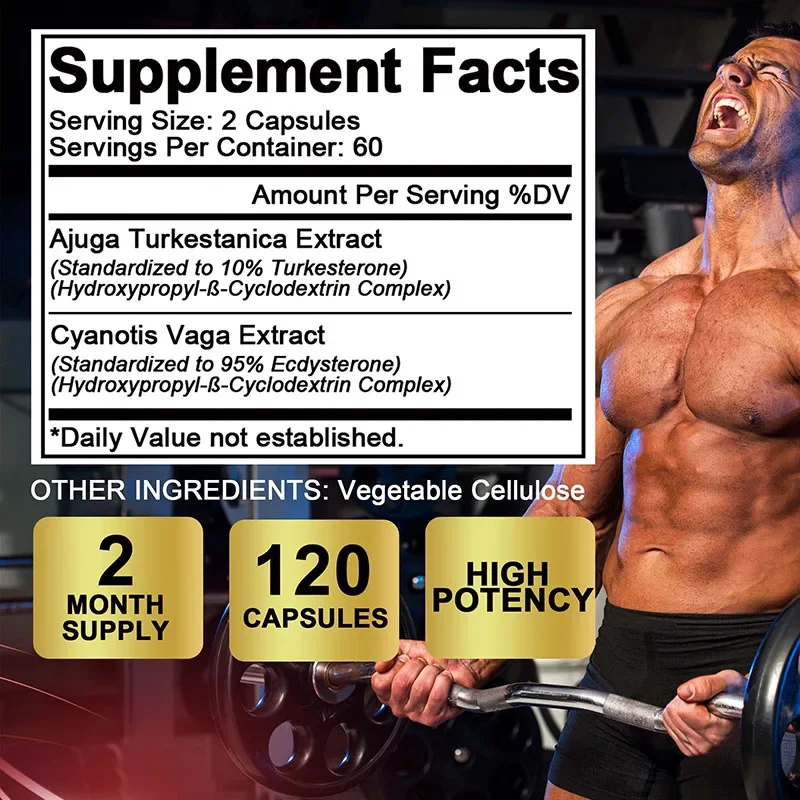 TURKESTERONE & ECDYSTERONE Ext - Pre Workout Supplement 评论和价格