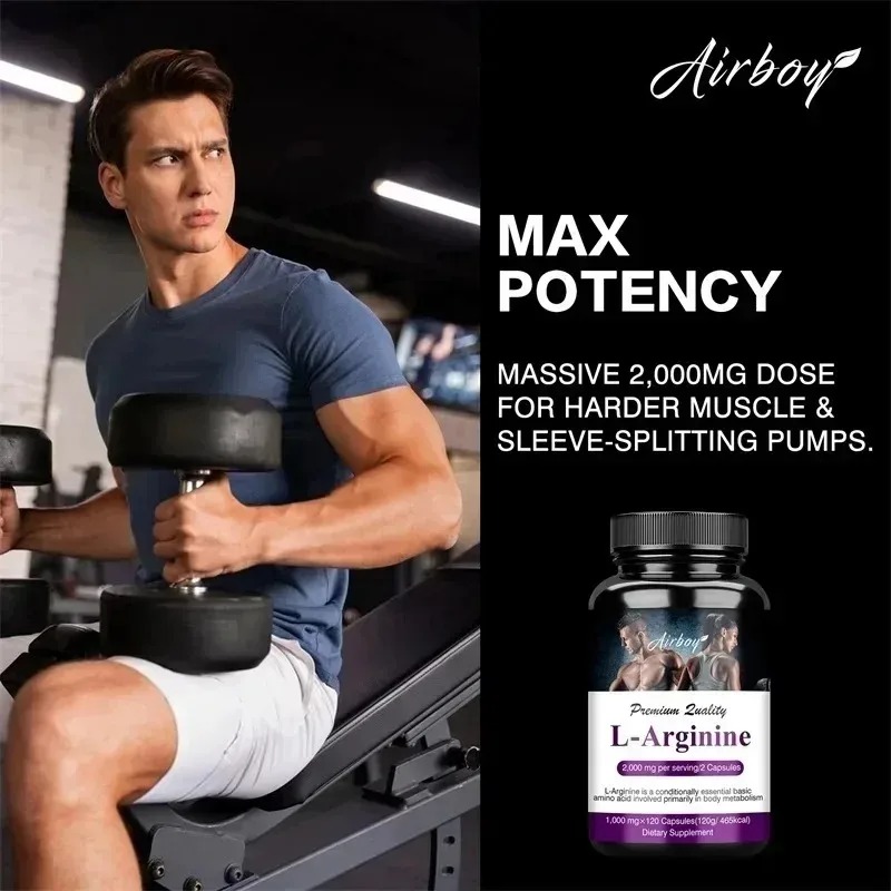 Men's L Arginine Capsules Supp - Pre Workout Supplement 评论和价格