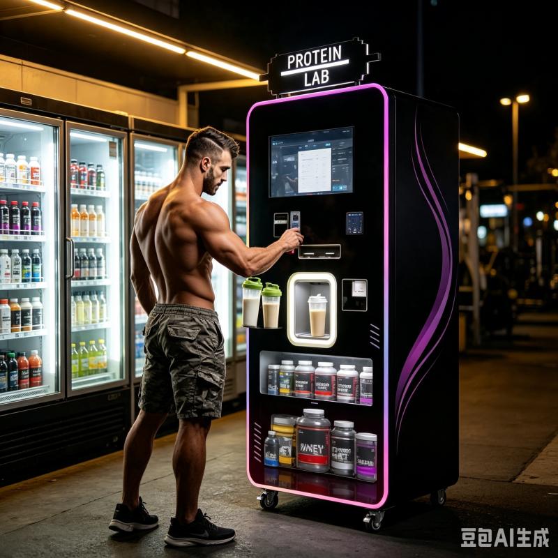Protein Shake Vending Machine  - Nutrition Fitness Gym 评论和价格