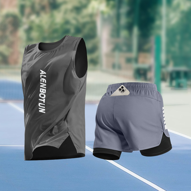 Men Running Sports Set Summer  - Fitness & Nutrition Lab Zapopan 评论和价格