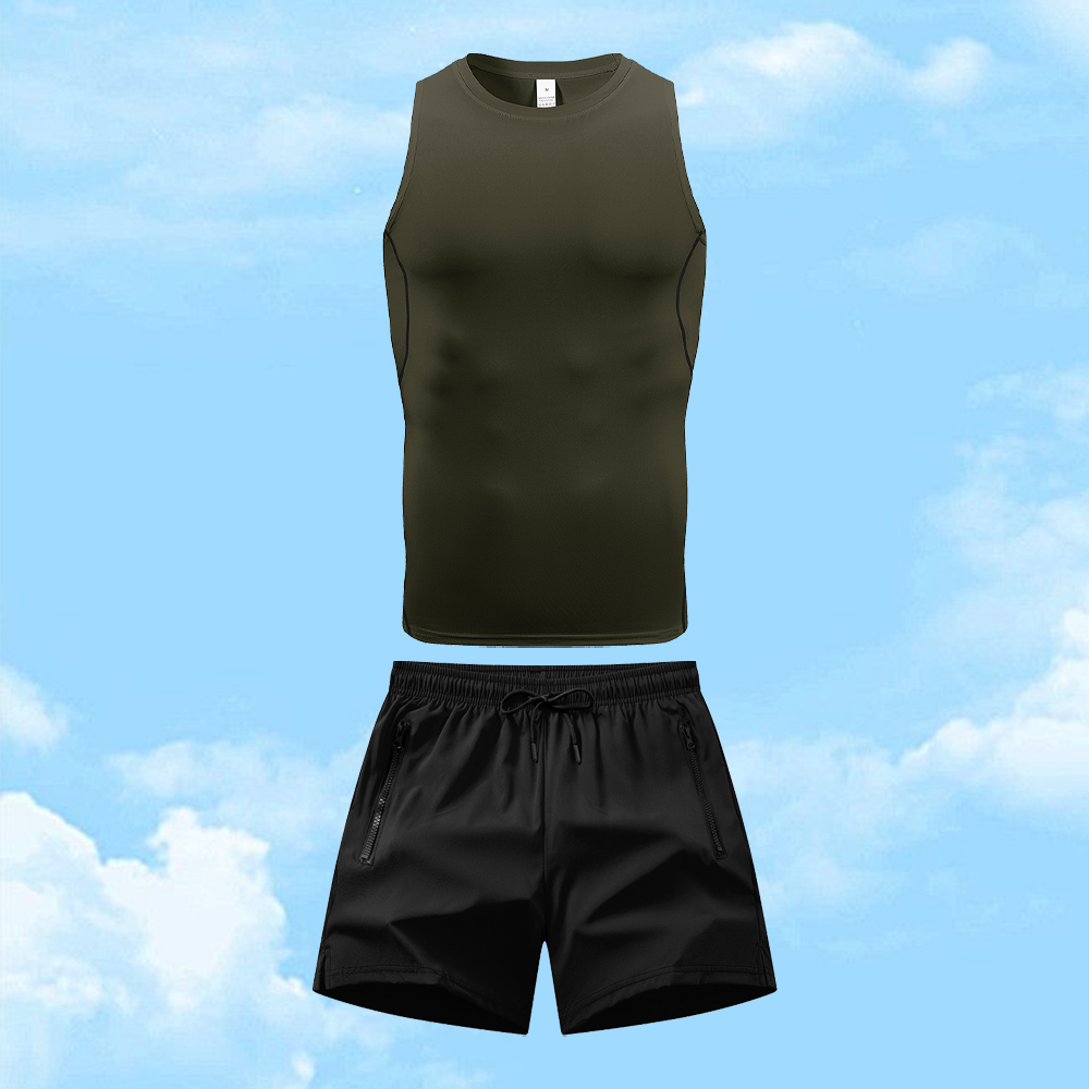 Men's Casual Sportswear Set Qu - Fitness & Nutrition Lab Zapopan 评论和价格