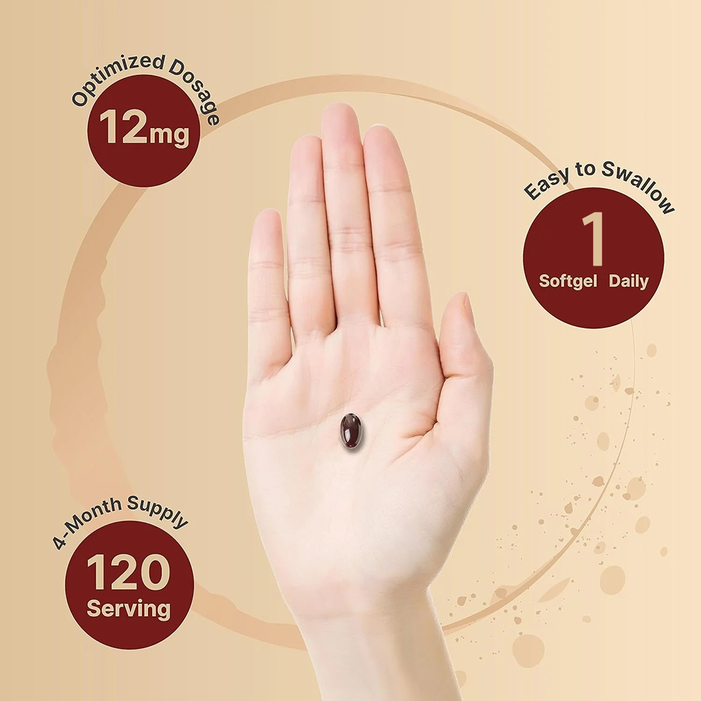 Astaxanthin 12mg Softgels - As - Pre Workout Supplement 评论和价格