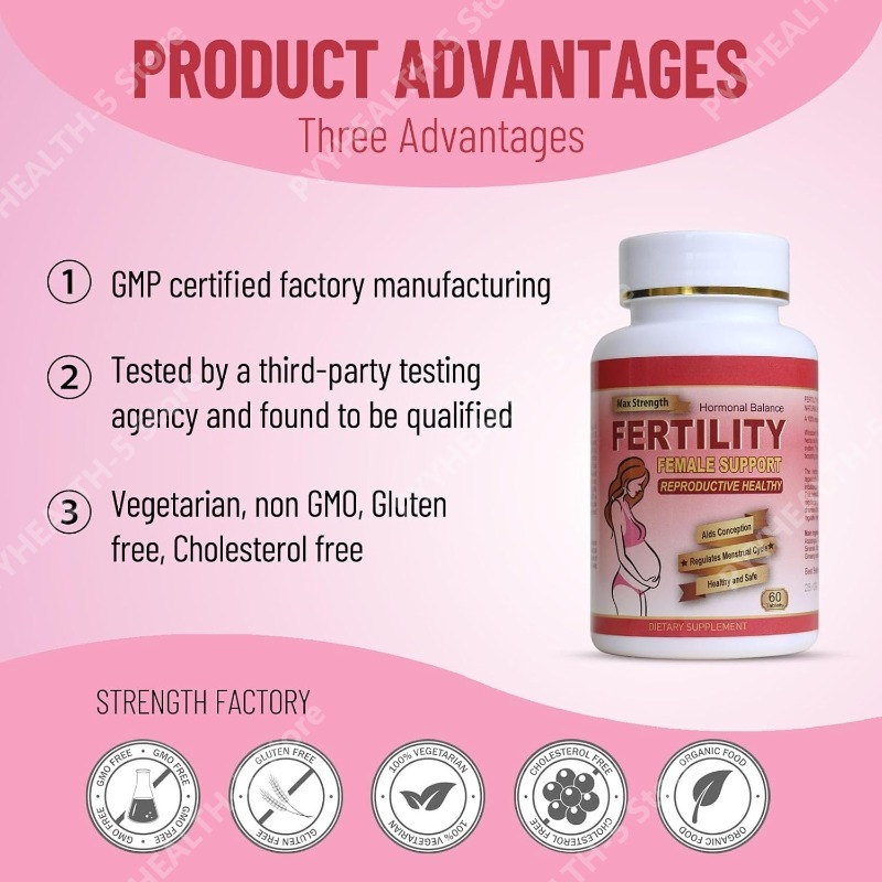Fertility Tablets for Women, F - Pre Workout Supplement 评论和价格