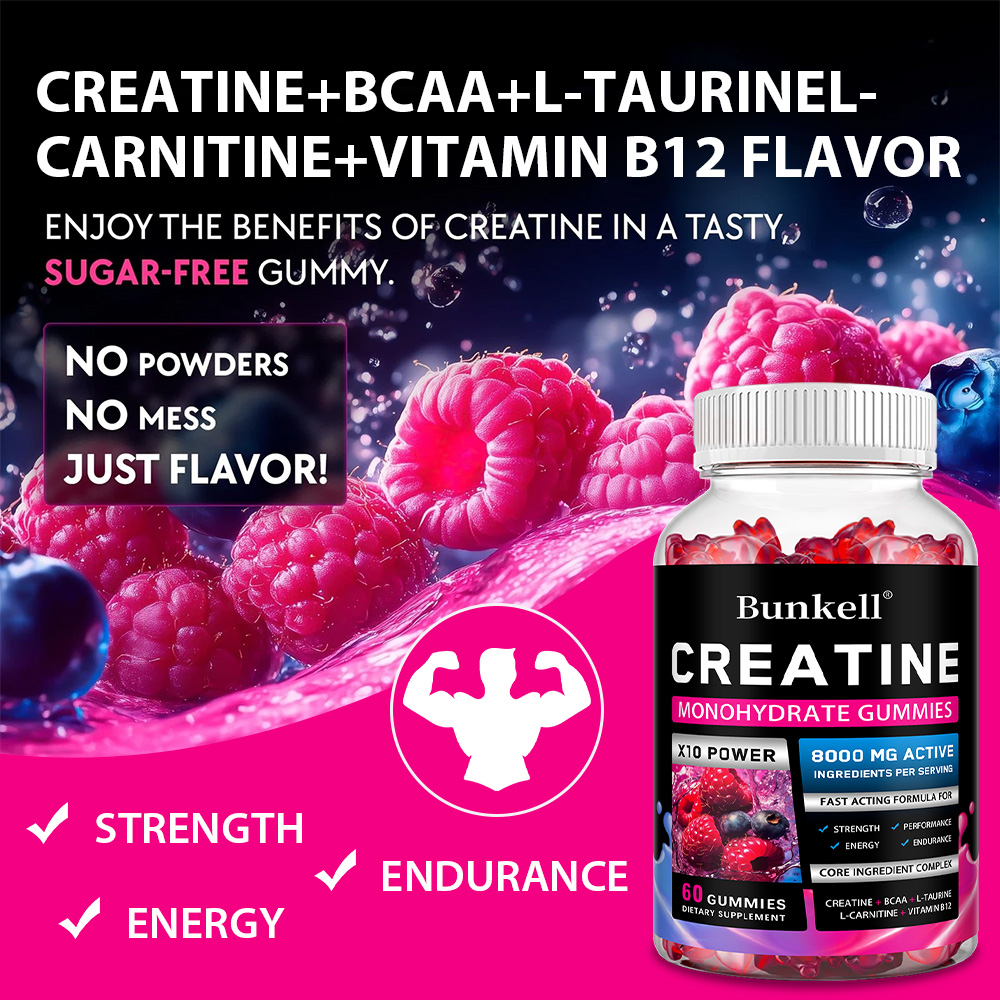 Creatine Monohydrate Gummies - - Pre Workout Supplement 评论和价格
