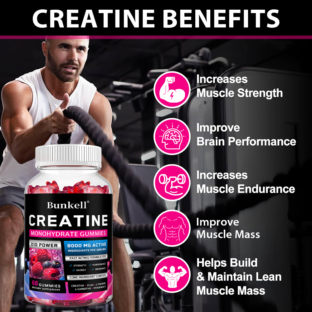 Creatine Monohydrate Gummies - - Pre Workout Supplement 评论和价格