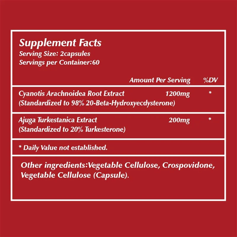 Beta Ecdysterone and Turkester - Pre Workout Supplement 评论和价格